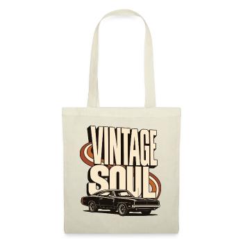 Vintage Soul Classic Car - Stoffbeutel - Natur - Vorne