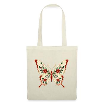 Christmas Botanical Butterfly - Stoffbeutel - Natur - Vorne