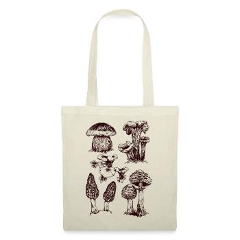 Champignons - Stoffbeutel - Natur - Vorne