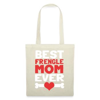 Frengle Hund - Stoffbeutel - Natur - Vorne