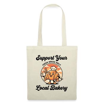 Support your local bakery - Stoffbeutel - Natur - Vorne