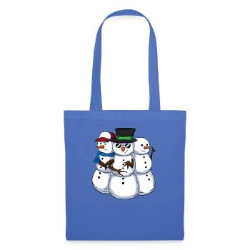 Cool Snowmans Coole Schneemänner - Stoffbeutel - Hellblau - Vorne