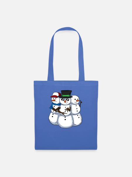 Cool Snowmans Coole Schneemänner - Stoffbeutel - Hellblau