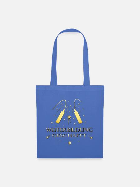 Weiterbildung Fortbildung Prüfung bestanden - Stoffbeutel - Hellblau