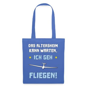 das altersheim kann warten - Stoffbeutel - Hellblau - Vorne