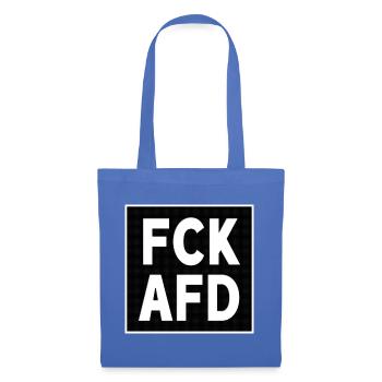 FCK AFD - Stoffbeutel - Hellblau - Vorne