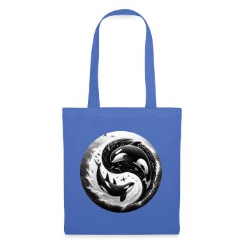 Yin and Yang Orca - Tote Bag - light blue - Front