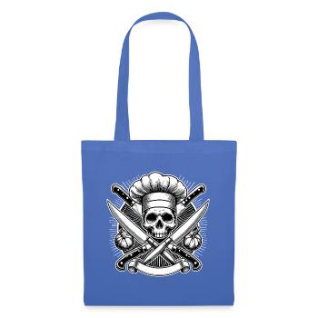 Chef Skull Logo - Tote Bag - light blue - Front