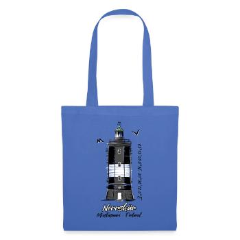 NORRSKÄR LEUCHTTURM Marine Textilien und Geschenke - Stoffbeutel - Hellblau - Vorne