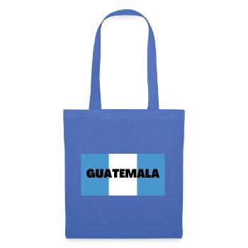 Guatemala in guatemaltekischen Flaggenfarben - Stoffbeutel - Hellblau - Vorne