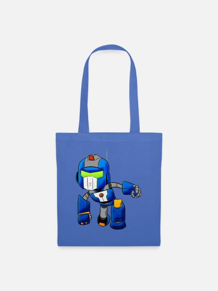 Robot - Stoffbeutel - Hellblau