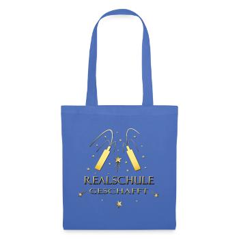 Realschule geschafft Realschulabschluss - Stoffbeutel - Hellblau - Vorne
