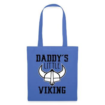 dad daddy´s little viking wikinger baby kinder - Stoffbeutel - Hellblau - Vorne