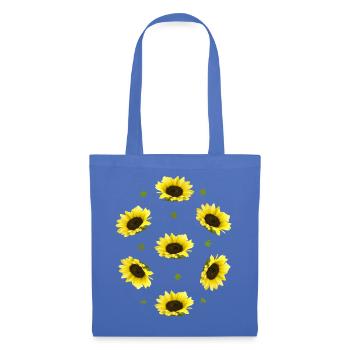 Sonnenblumen - Stoffbeutel - Hellblau - Vorne