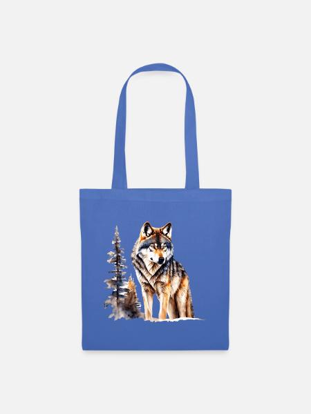 Wolf - Tote Bag - light blue