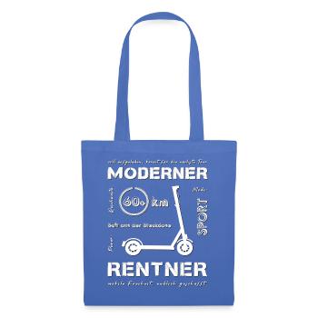 Rentner Opa Opi - Stoffbeutel - Hellblau - Vorne