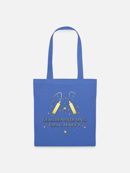 Gesellenprüfung Ausbildung Azubi Berufsabschluss - Stoffbeutel - Hellblau