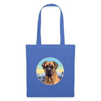 Perro de Presa Canario Hunderasse Cartoon Kawaii Wa - Stoffbeutel - Hellblau - Vorne