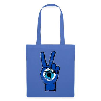 Nazar Frieden Victory Symbol used - Stoffbeutel - Hellblau - Vorne