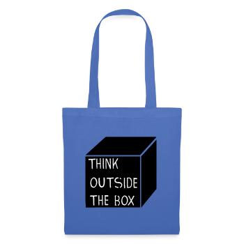 THINK OUTSIDE THE BOX - Stoffbeutel - Hellblau - Vorne