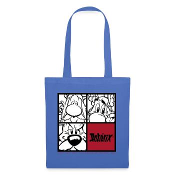 Asterix & Obelix & Idefix Porträt - Stoffbeutel - Hellblau - Vorne