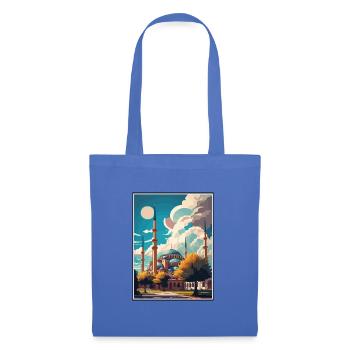 Edirne Türkei Vintage Reiseposter WPA Souvenir - Stoffbeutel - Hellblau - Vorne