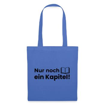 Nur noch ein Kapitel! - Stoffbeutel - Hellblau - Vorne