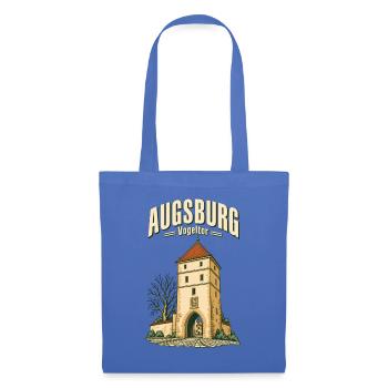 Augsburg Vogeltor - Stoffbeutel - Hellblau - Vorne