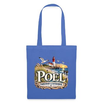 POEL Timmendorf Ostseebrise - Stoffbeutel - Hellblau - Vorne