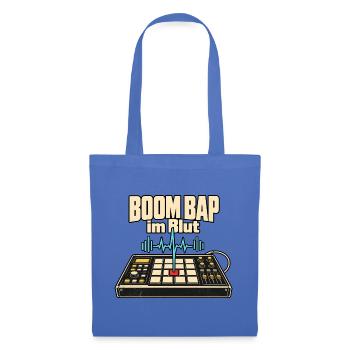 Boom Bap Oldschool Hip Hop 90er Rap Fan - Stoffbeutel - Hellblau - Vorne