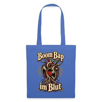 Boom Bap Oldschool Hip Hop 90er Rap Fan - Stoffbeutel - Hellblau - Vorne