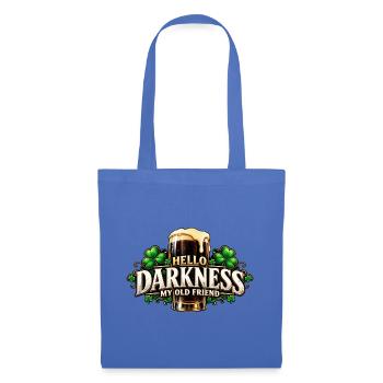 Dunkles Freund Bier Kleeblatt - Stoffbeutel - Hellblau - Vorne