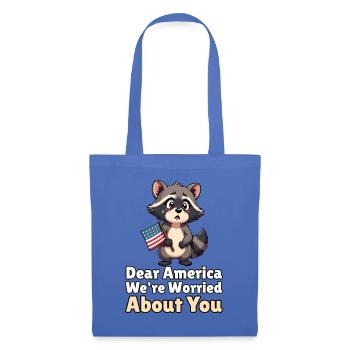 Dear America, We're Worried About You - Stoffbeutel - Hellblau - Vorne