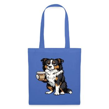 Australian Shepherd Aussie Aussiebesitzer Aussies - Stoffbeutel - Hellblau - Vorne