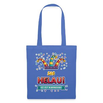 KARNEVAL NU HELAU - Stoffbeutel - Hellblau - Vorne