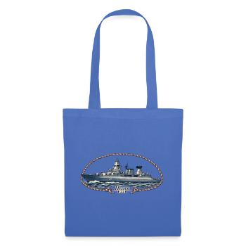 Hessen F221 – Maritime Vintage-Edition - Stoffbeutel - Hellblau - Vorne