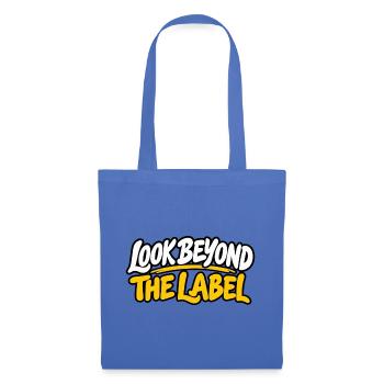 Look Beyond The Label – Neurodiversität, Inklusion - Stoffbeutel - Hellblau - Vorne