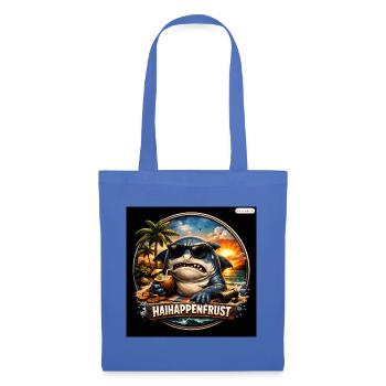 HaiHappenFrust Strandshark - Stoffbeutel - Hellblau - Vorne