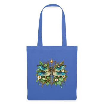 Azurblaue Libellenpracht - Stoffbeutel - Hellblau - Vorne