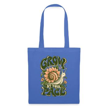Grow At Your Pace - Stoffbeutel - Hellblau - Vorne