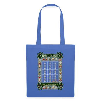 Rentner Adventskalender Frei - Stoffbeutel - Hellblau - Vorne
