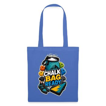 CHALK BAG READY - Stoffbeutel - Hellblau - Vorne