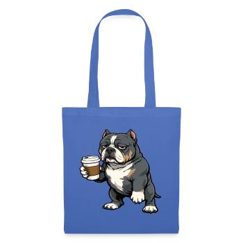 American Bully Bully Pit Bullys Bullybesitzer  - Stoffbeutel - Hellblau - Vorne