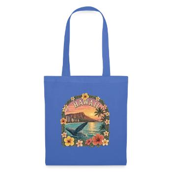 Hawaii Reise Aloha Inseln Urlaub Vintage Geschenk - Stoffbeutel - Hellblau - Vorne