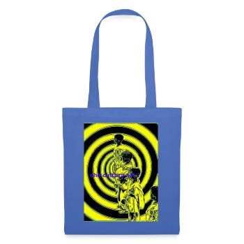 Spirals Neonfiguren-Silhouette - Stoffbeutel - Hellblau - Vorne