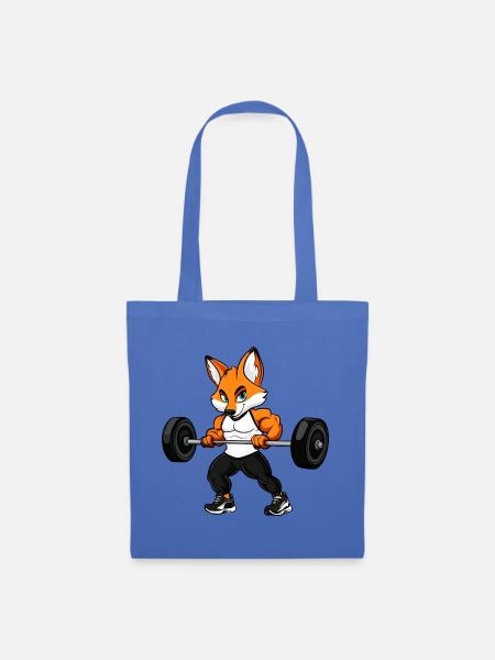 Fuchs Fitness - Stoffbeutel - Hellblau