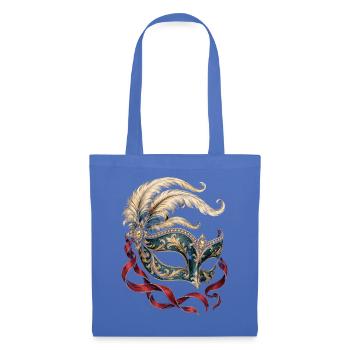 Burlesque Mask - Stoffbeutel - Hellblau - Vorne