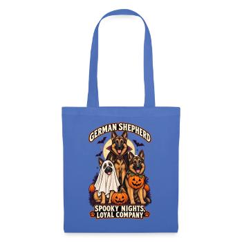 Spooky Nights Loyal Company – Deutscher Schäferhund - Stoffbeutel - Hellblau - Vorne