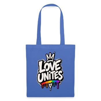 Love Unites - Stoffbeutel - Hellblau - Vorne