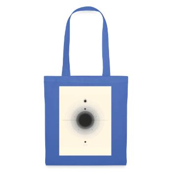 Schwarzes Loch Ringdiagramm - Stoffbeutel - Hellblau - Vorne